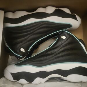 Jordan Men’s Black White Teal Athletic Shoes